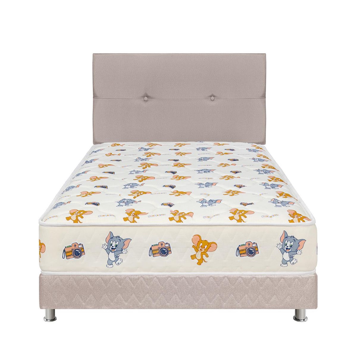 FORLI - Dormitorio Tom Jerry 1.5 Plz Beige + Sofá