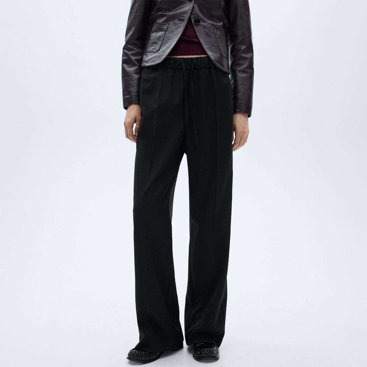 MANGO - Pantalón Straight Casual Mujer Mango