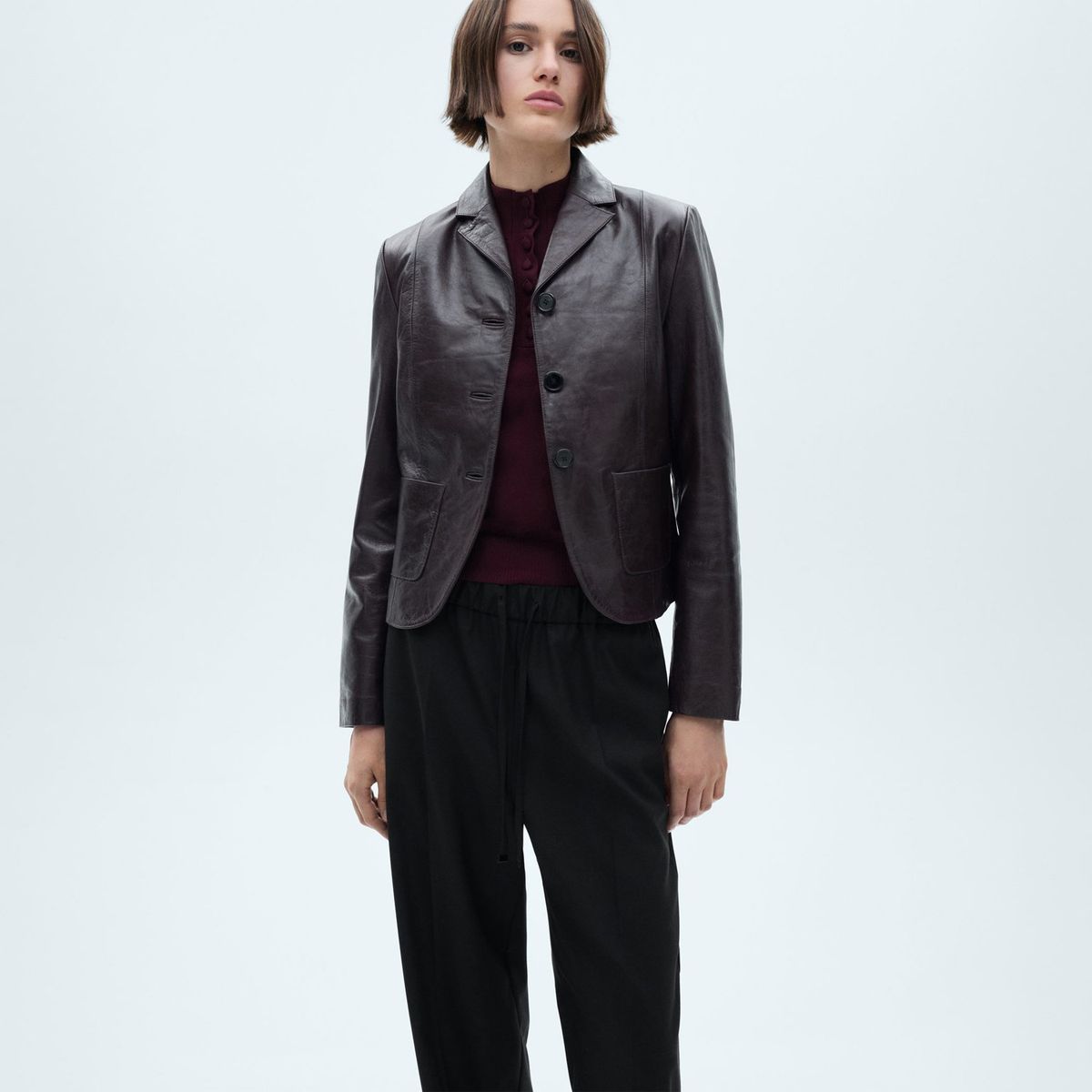 MANGO - Pantalón Straight Casual Mujer Mango