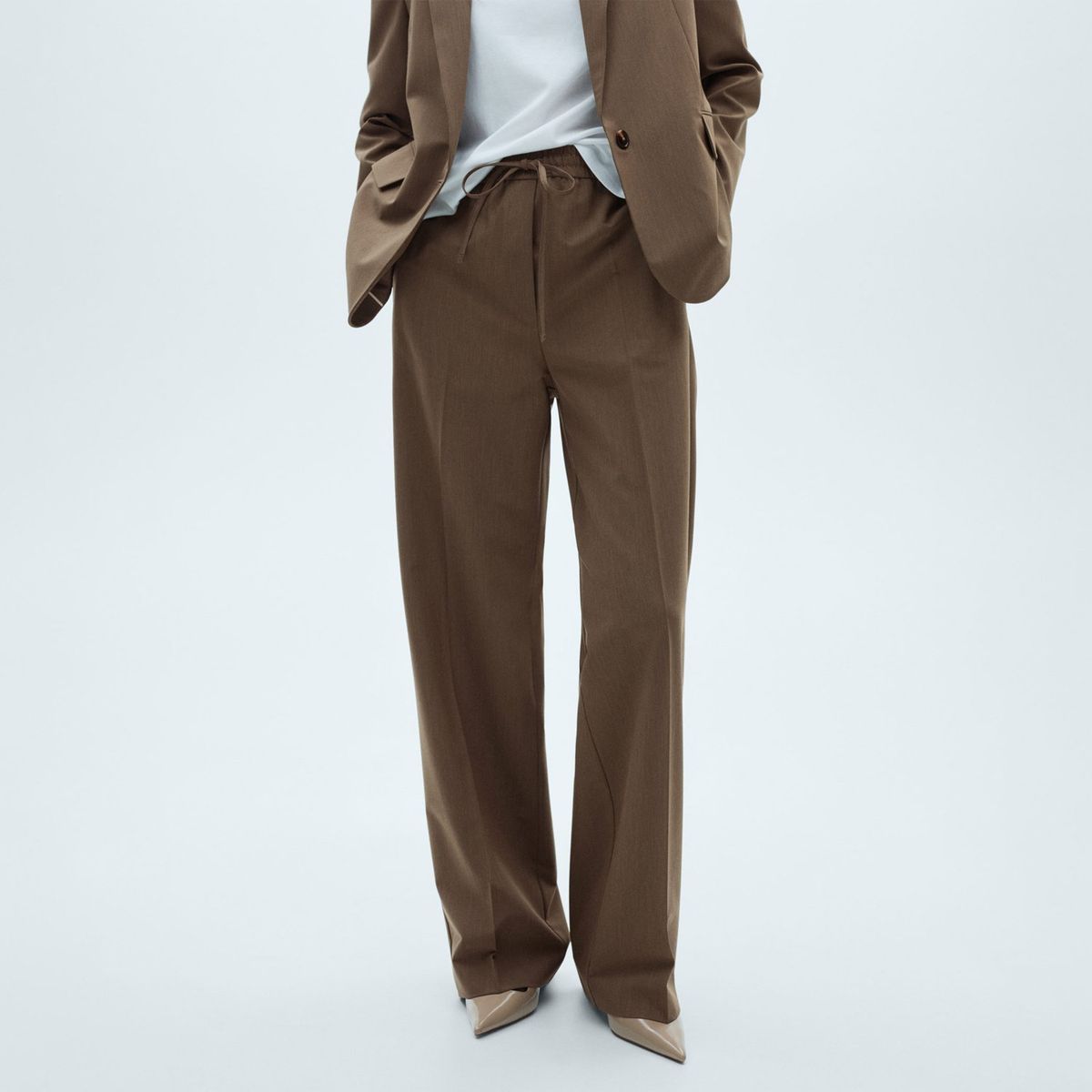 MANGO - Pantalón Straight Mujer Mango