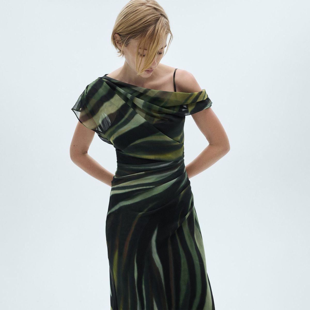 MANGO - Vestido Largo Mujer Mango