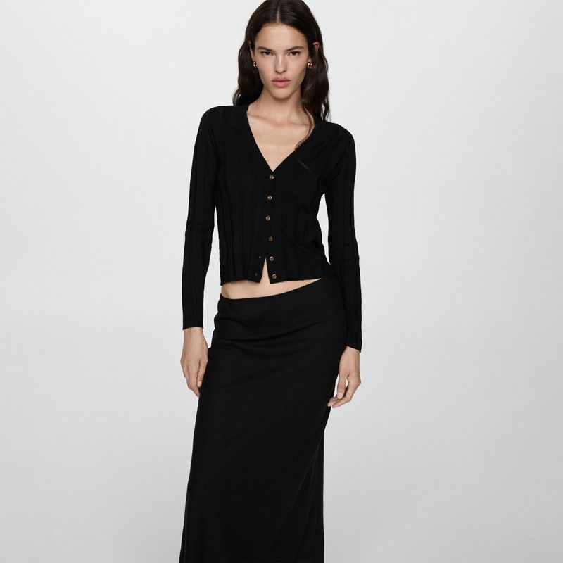 MANGO - Cárdigan Casual Mujer Mango