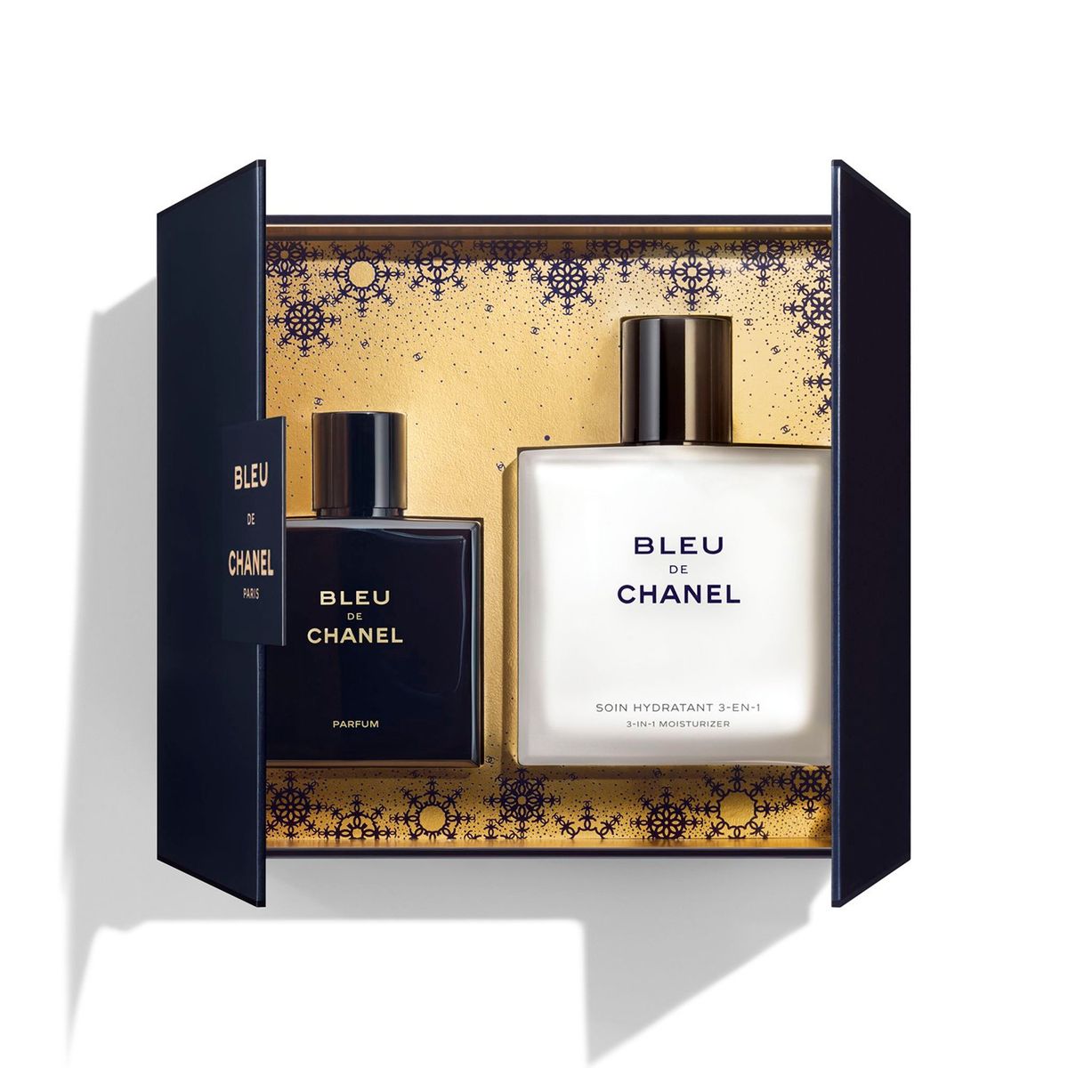 CHANEL - BLEU DE CHANEL ESTUCHE Parfum 50ml y Tratamiento Hidratante 3 en 1 90 ml Hombre