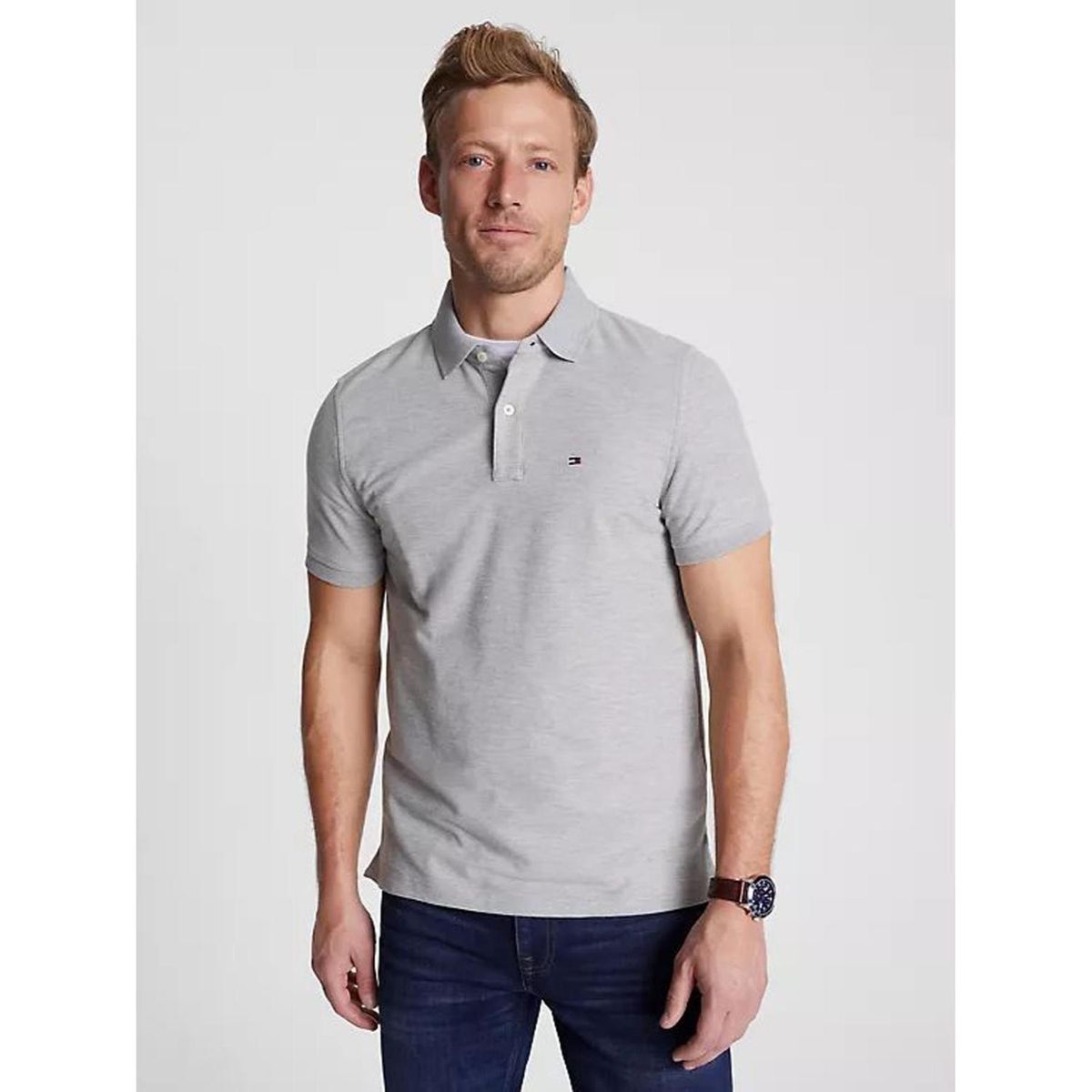 TOMMY HILFIGER - Polo Manga Corta 100% Algodón Hombre Tommy Hilfiger