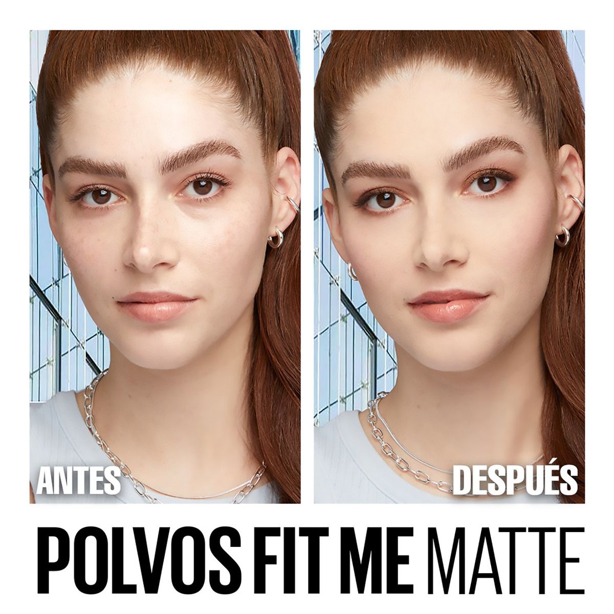 MAYBELLINE - Pack Maybelline Fit Me Base  + Polvos Rostro 128