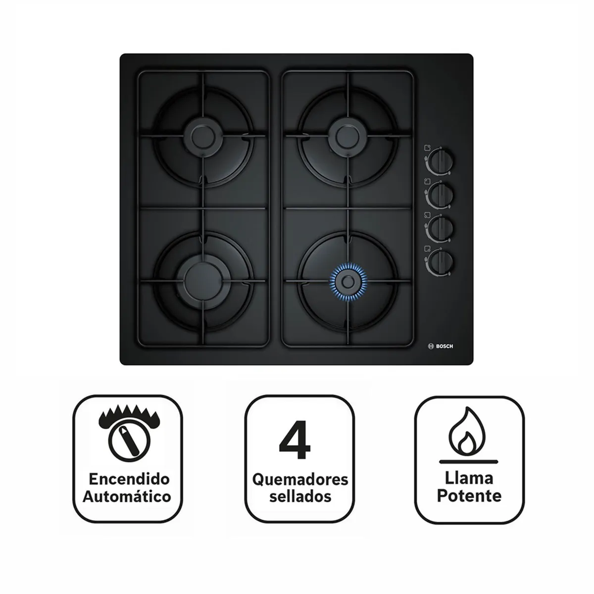 BOSCH - Encimera a gas BOSCH POP6B6B80 Bosch