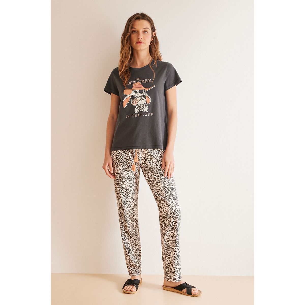 WOMEN SECRET - Pijama Stitch Manga Corta 100% Algodón Mujer Women Secret