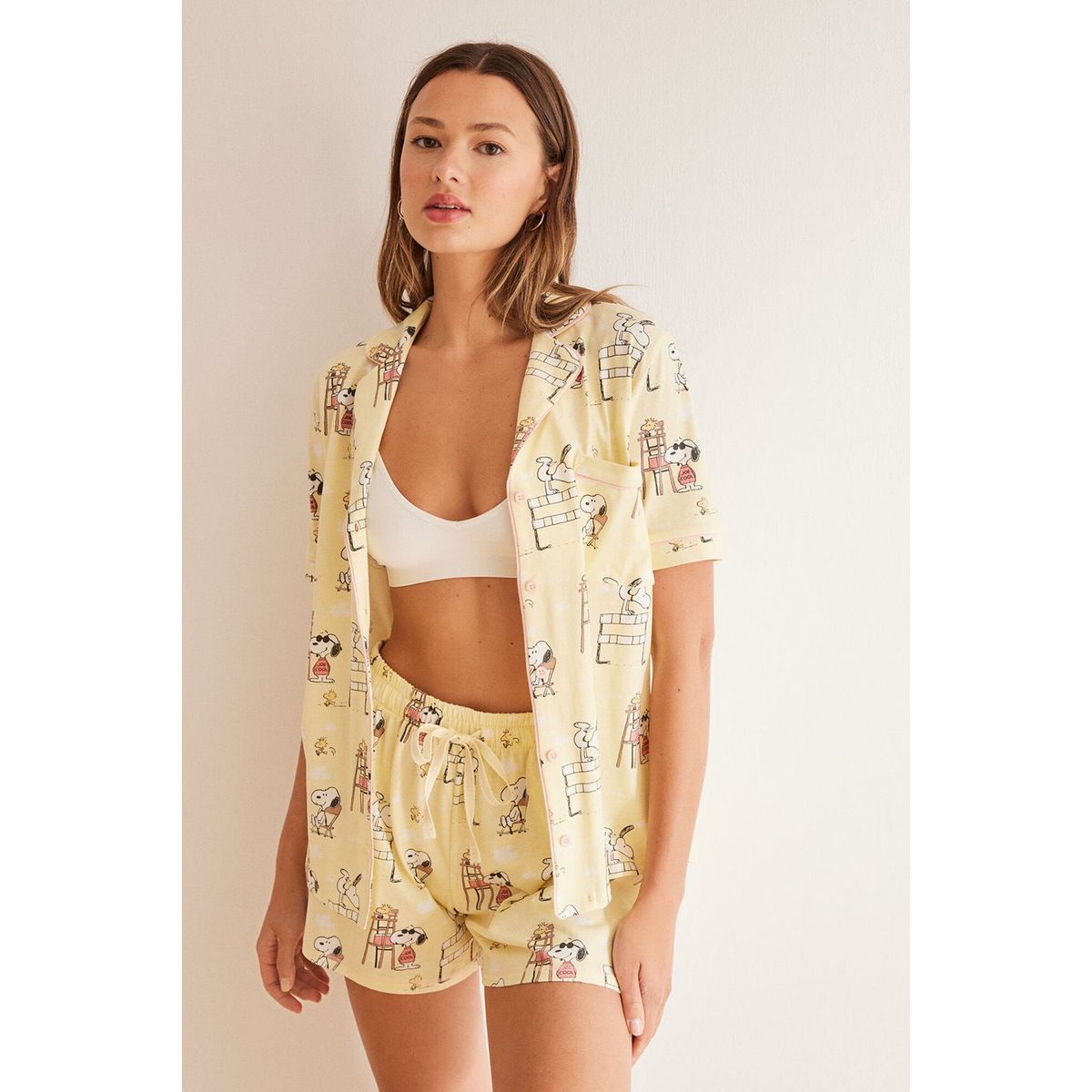 WOMEN SECRET - Pijama Manga Corta 100% Algodón Mujer