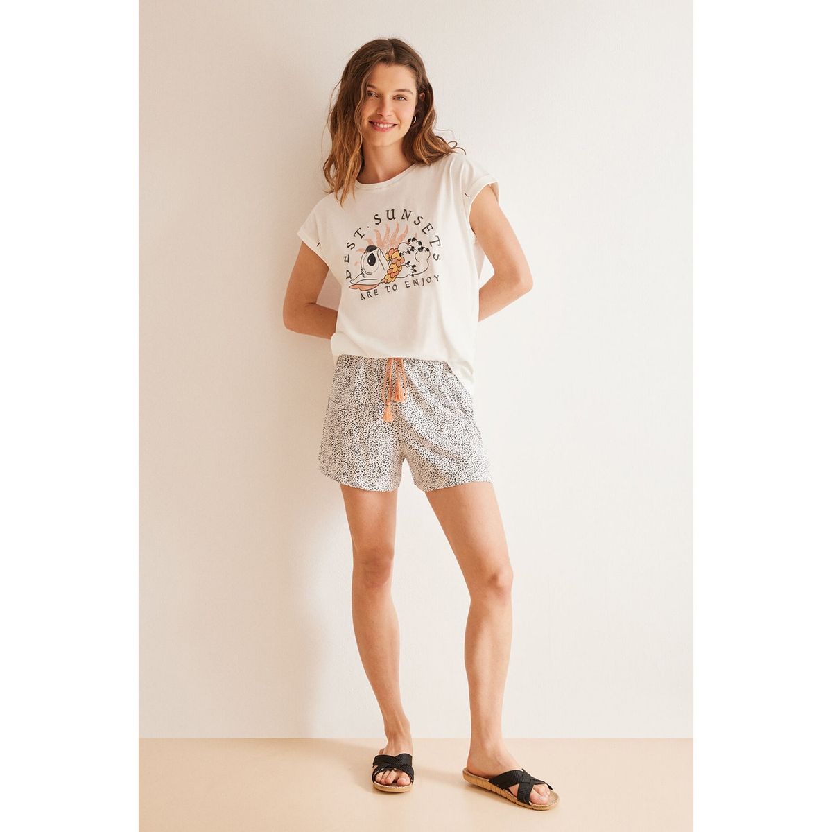 WOMEN SECRET - Pijama Stitch Manga Corta 100% Algodón Mujer Women Secret