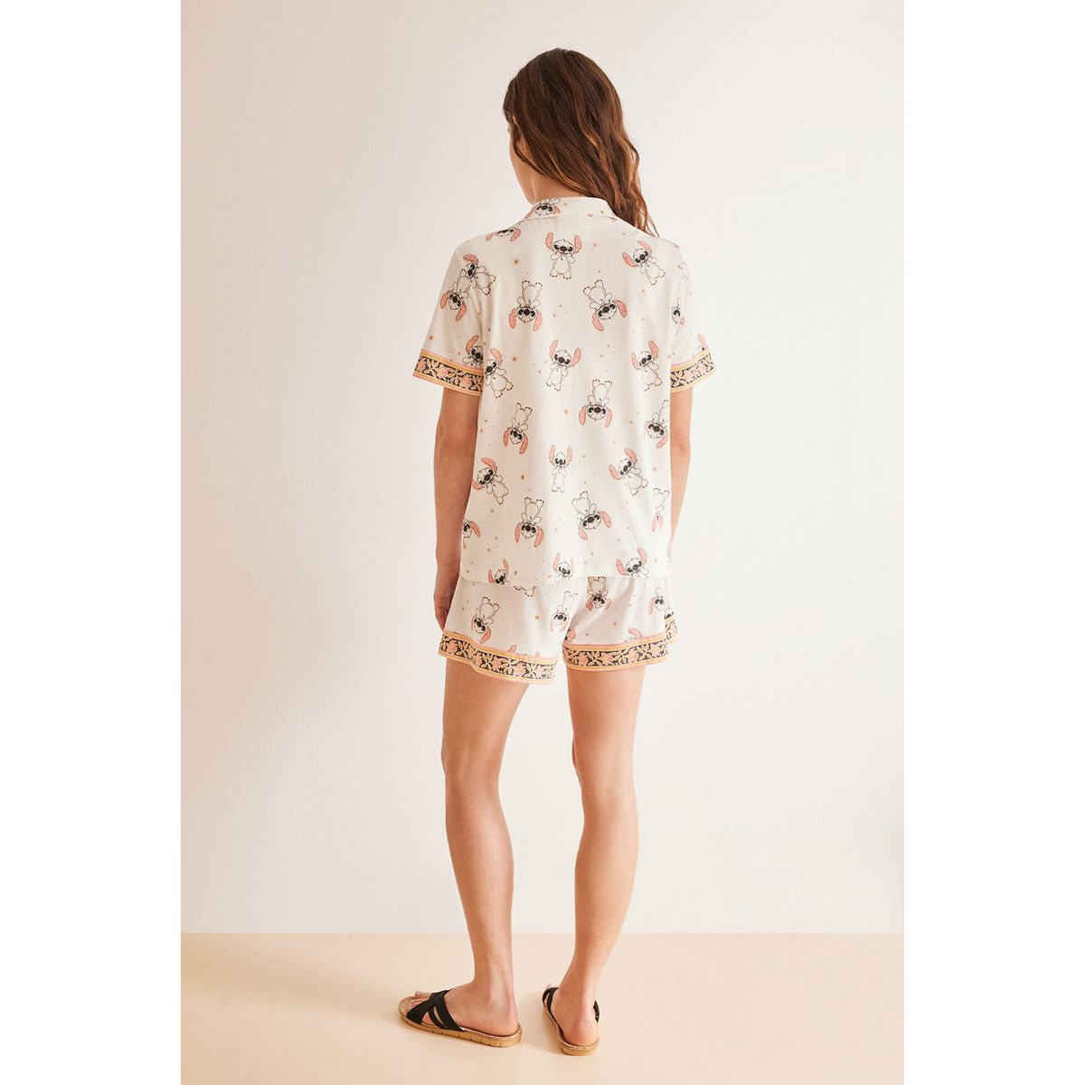 WOMEN SECRET - Pijama Stitch Manga Corta 100% Algodón Mujer Women Secret