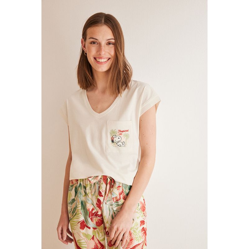 WOMEN SECRET - Pijama Manga Corta 100% Algodón Mujer Women Secret