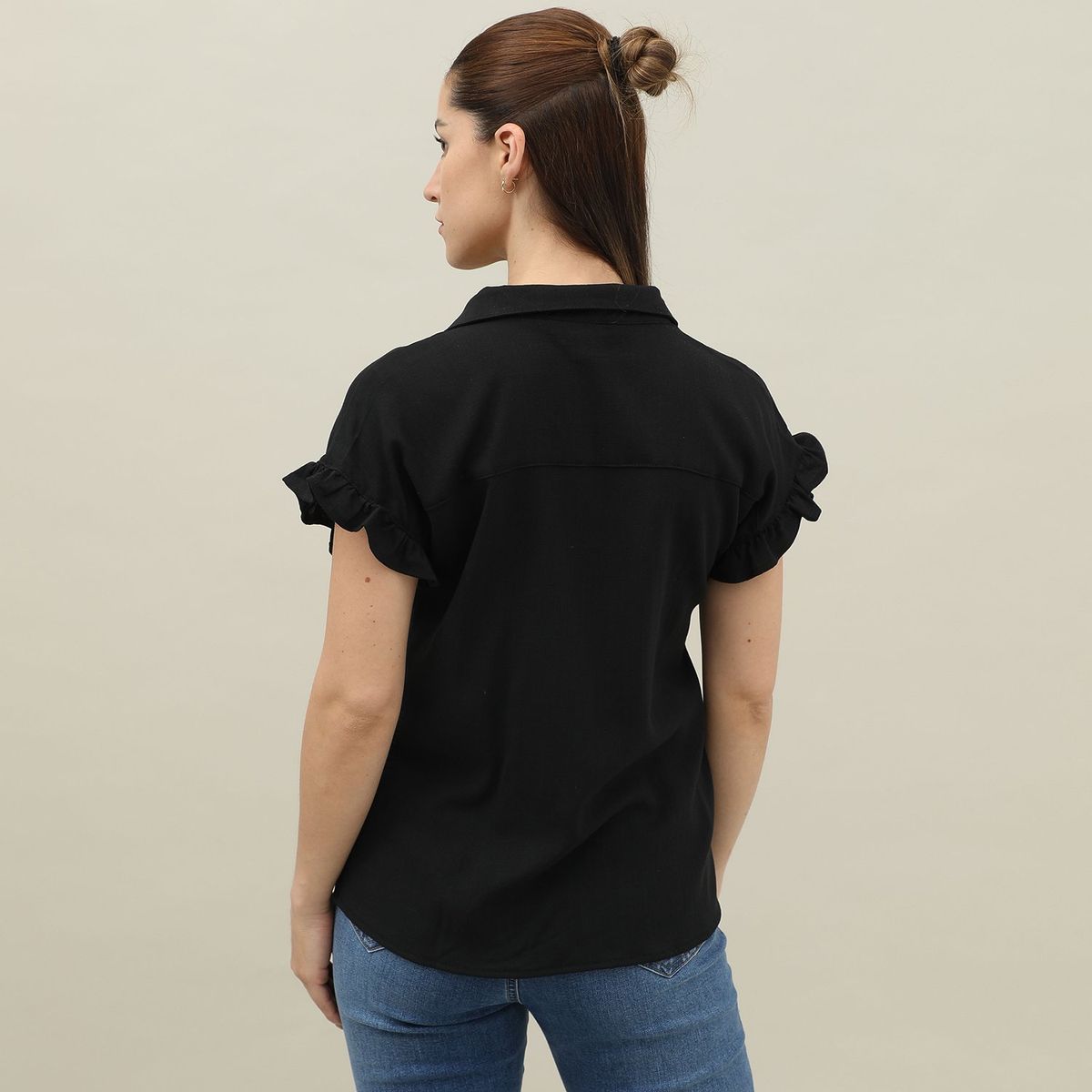 ELLE - Blusa Manga Corta Mujer Elle