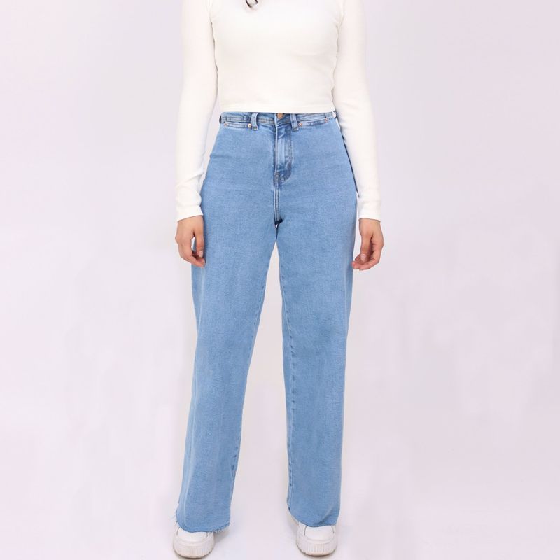 KAYRA POBLET - Jean Straight Algodón Mujer Kayra Poblet