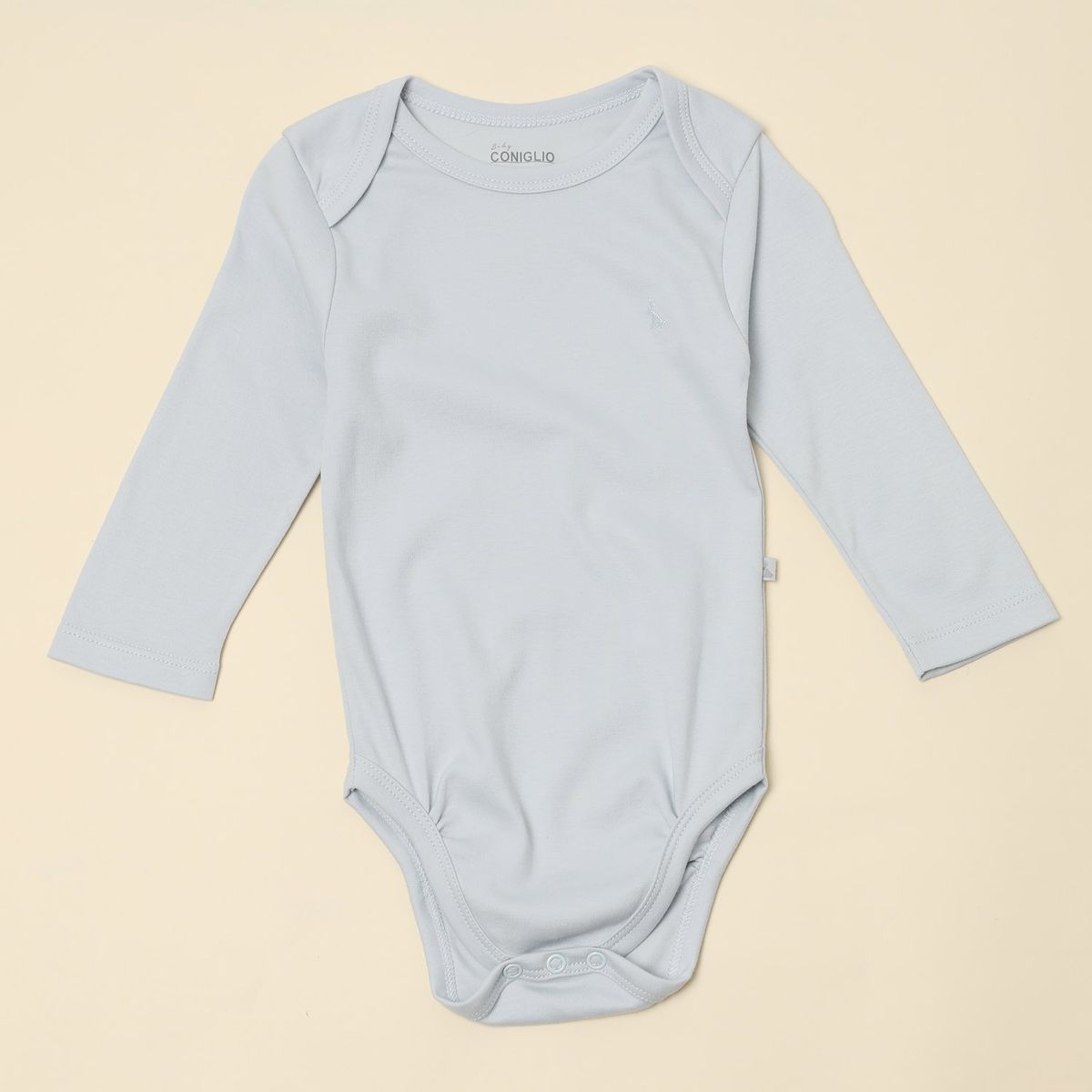 CONIGLIO - Body Bebé Niño Pack X2 Manga Larga Algodón Pima Coniglio