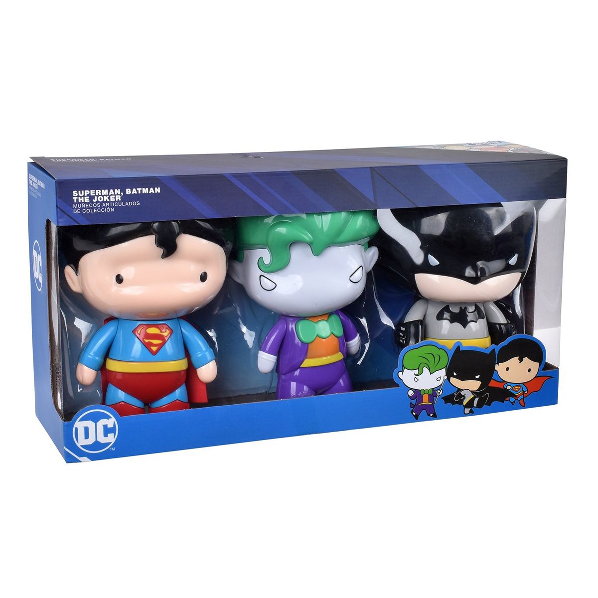 DC COMICS - Set De 3 Figuras De Acción  18cm Dc Comics