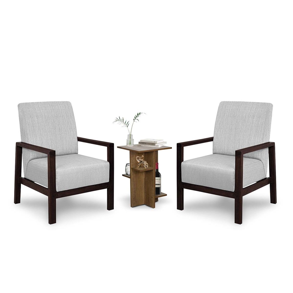 FORLI - Set x2 Butacas Anton 1 Cuerpo + Mesa De Centro