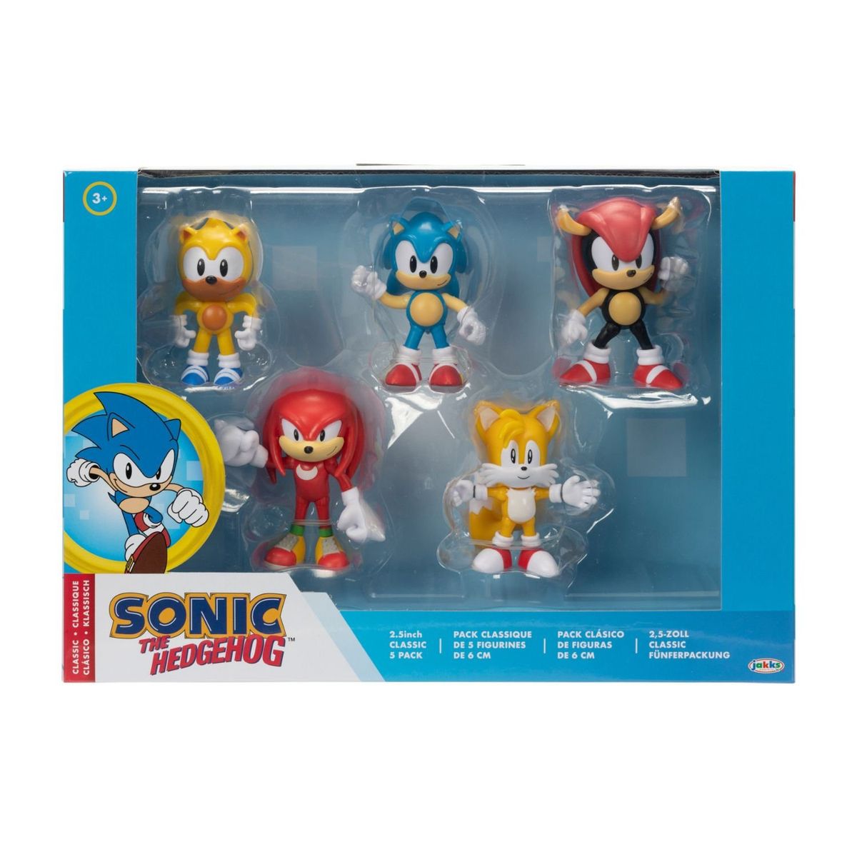 SONIC - Juguete Pack De 5 Figuras Articulables Sonic