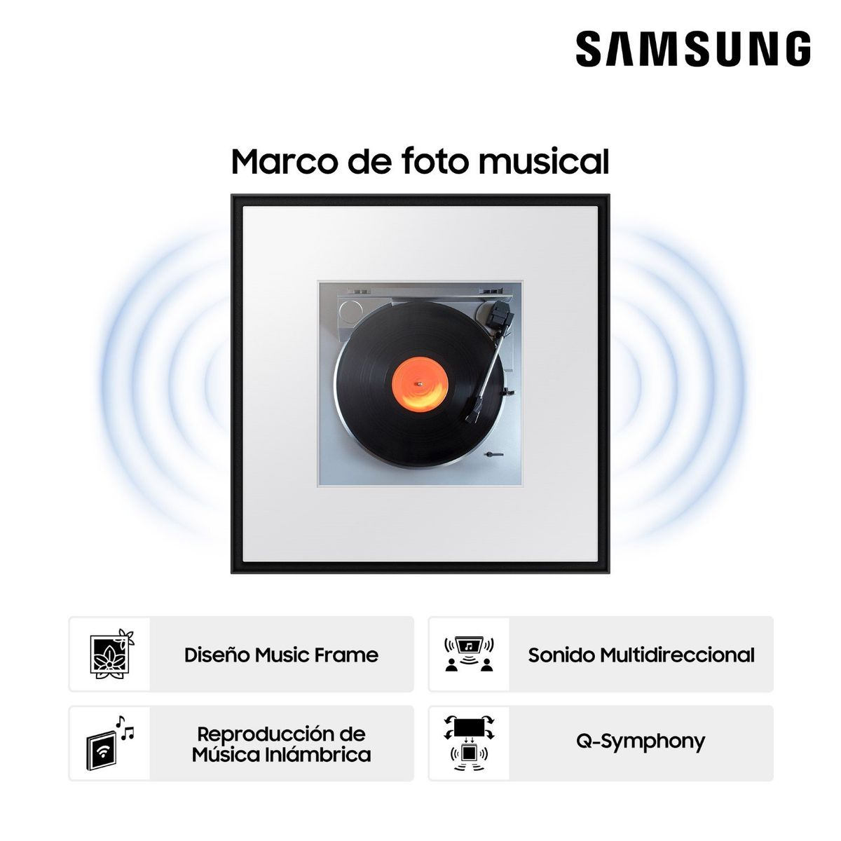 SAMSUNG - Music Frame Samsung Dolby 120w