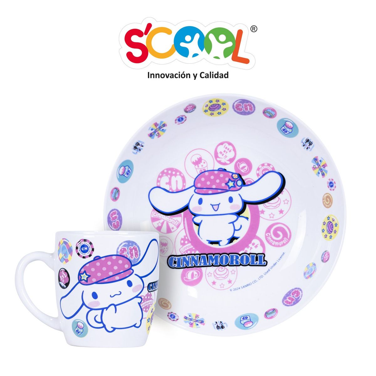 SCOOL - Ceramica Taza+plato Cinnamoroll
