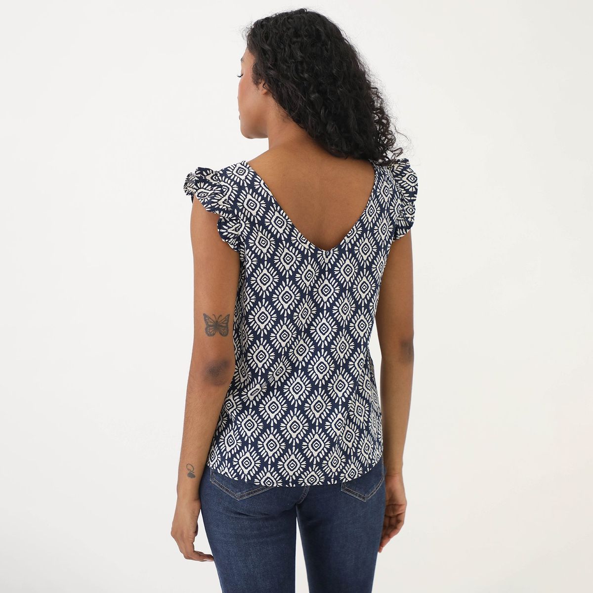 ELLE - Blusa Sin Mangas Mujer Elle