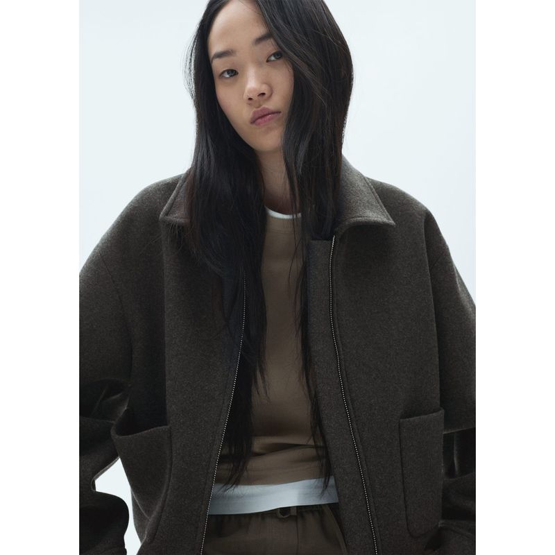 MANGO - Casaca Casual Mujer Mango