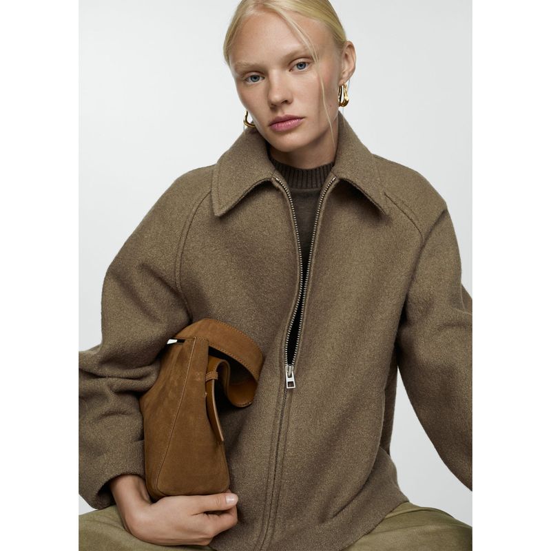 MANGO - Casaca Casual Mujer Mango