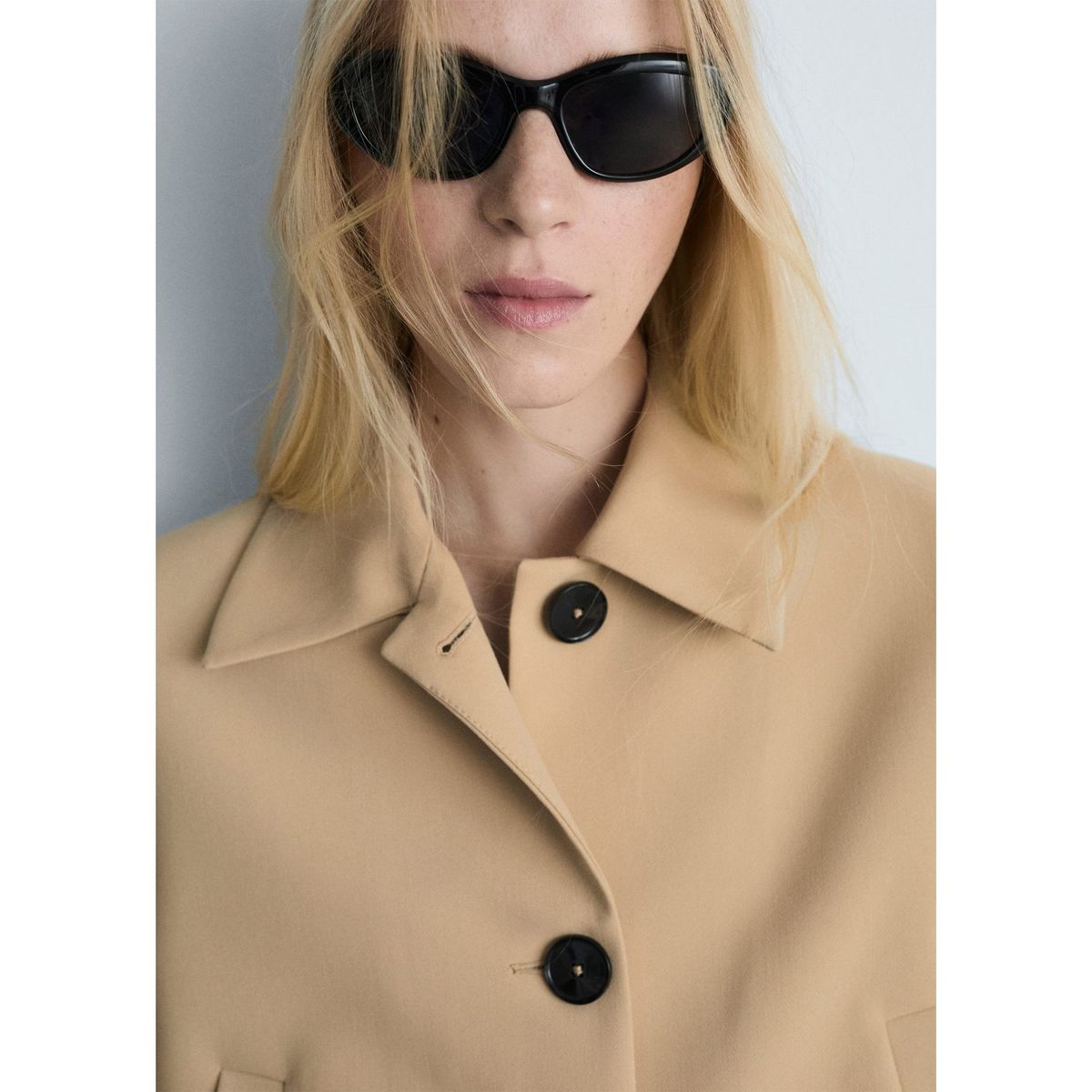 MANGO - Abrigo Casual Mujer Mango