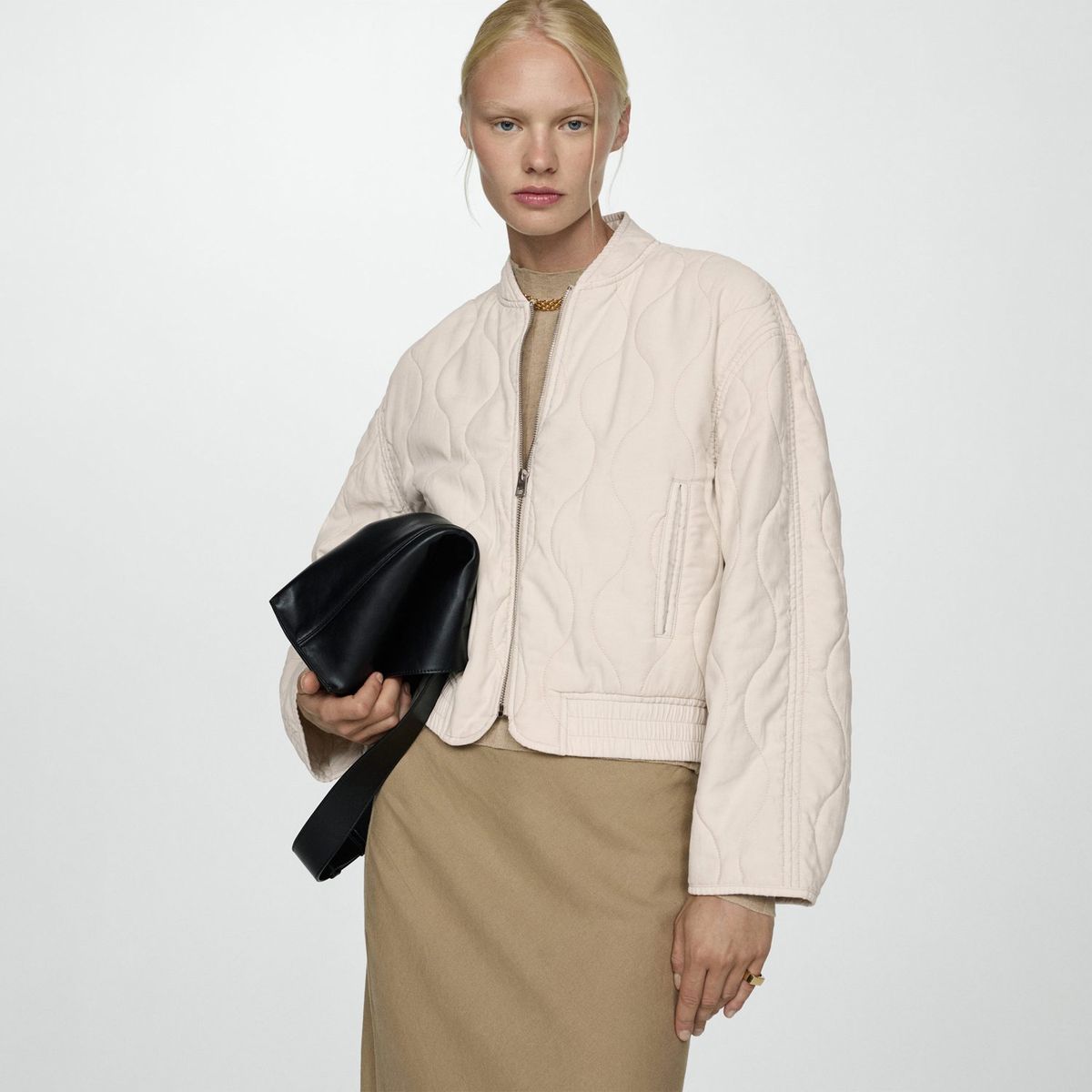 MANGO - Casaca Casual Mujer Mango