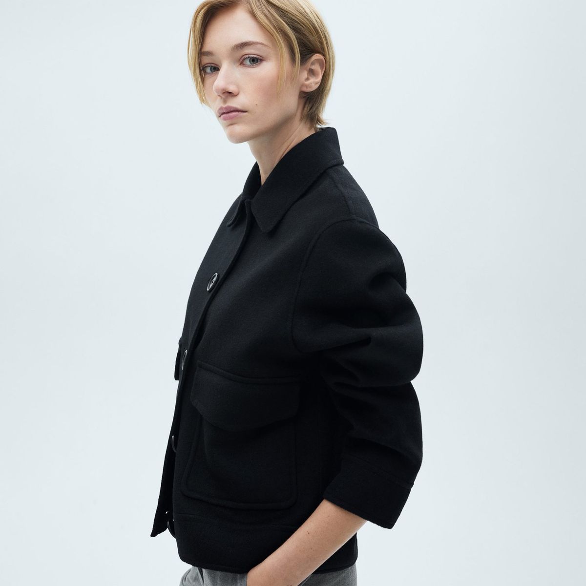 MANGO - Abrigo Casual Mujer Mango