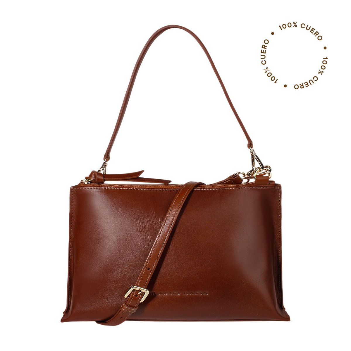 MILANO BAGS - Cartera Cuero Satchel Milano Bags