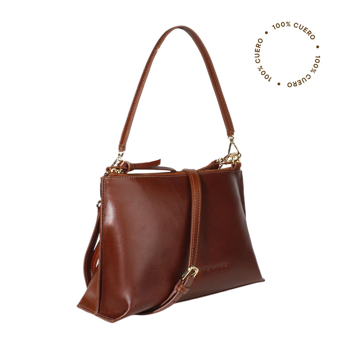 MILANO BAGS - Cartera Cuero Satchel Milano Bags