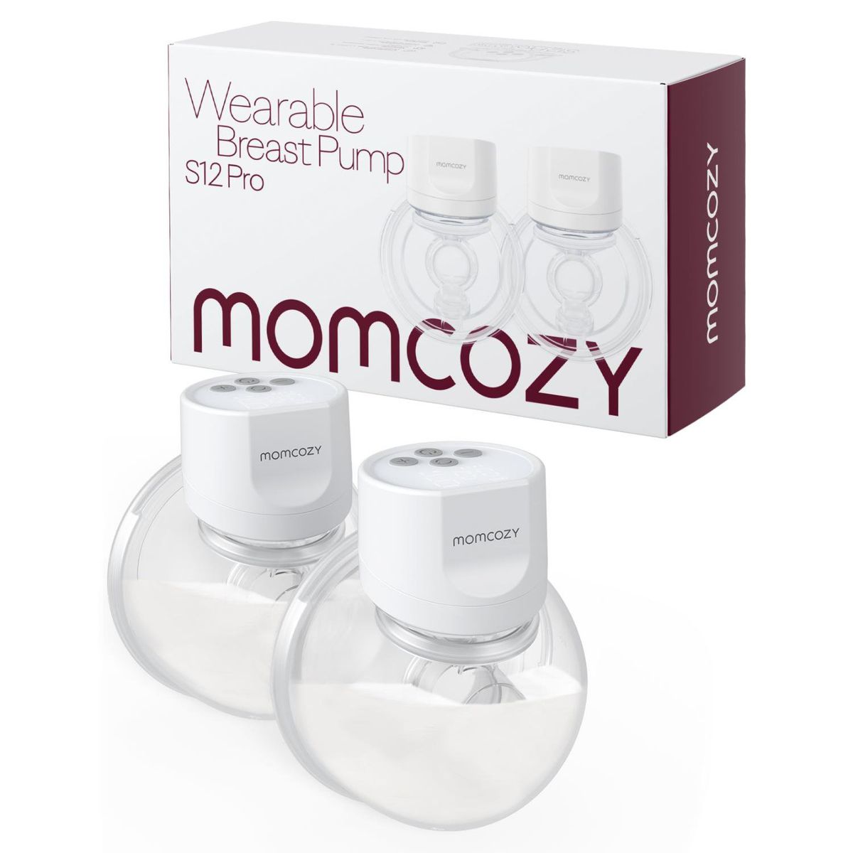 MOMCOZY - Extractor De Leche Portátil S12 Pro Doble Succión Momcozy