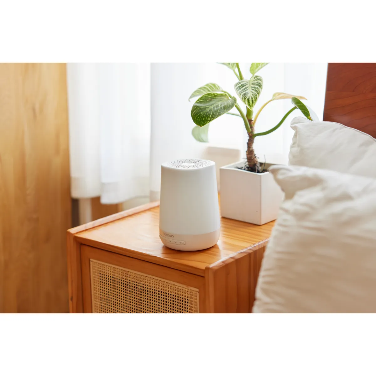 MOMCOZY - Lámpara Nocturna Portátil de Ruido Blanco Portátil Bebés Momcozy