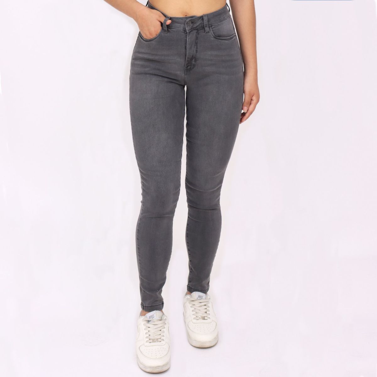 KAYRA POBLET - Jean Skinny Tiro Alto Mujer Kayra Poblet