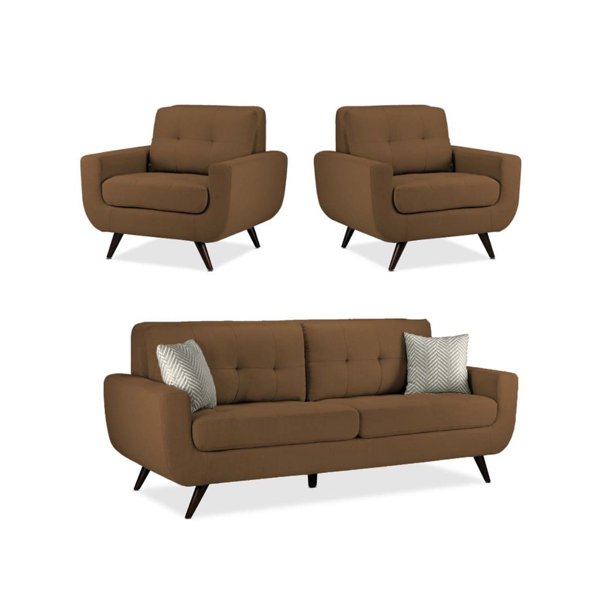 MICA - Juego De Sala Alneya 3-1-1 Azul