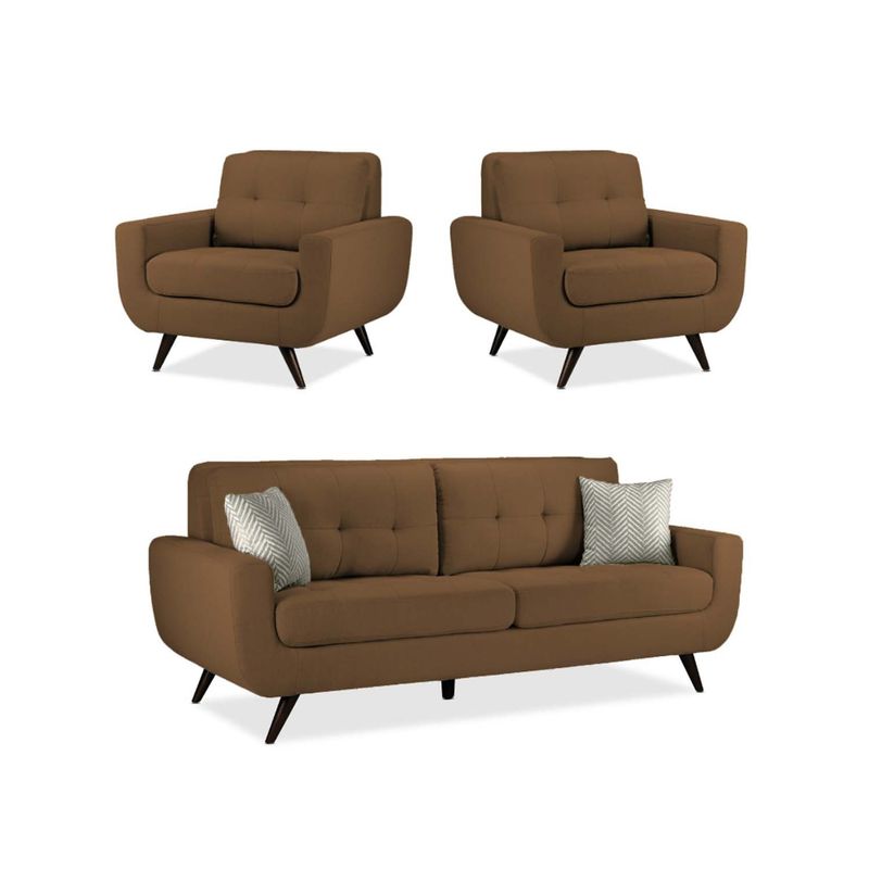 MICA - Juego De Sala Alneya 3-1-1 Azul