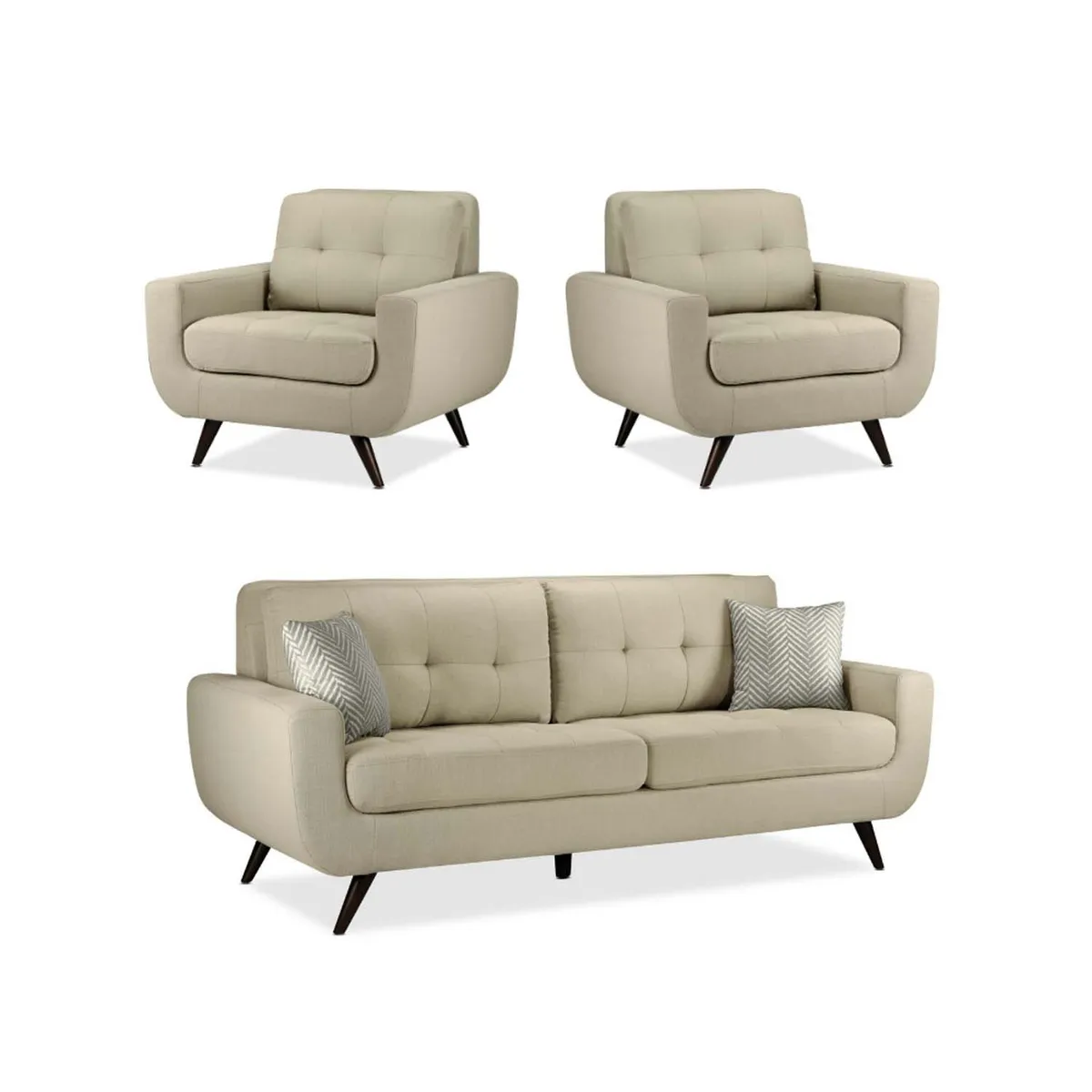 MICA - Juego De Sala Alneya 3-1-1 Azul