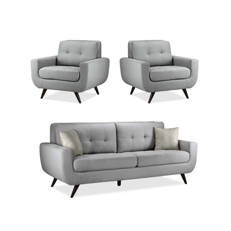 MICA - Juego De Sala Alneya 3-1-1 Azul