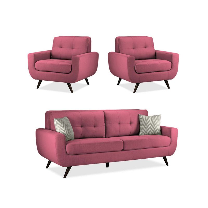 MICA - Juego De Sala Alneya 3-1-1 Azul