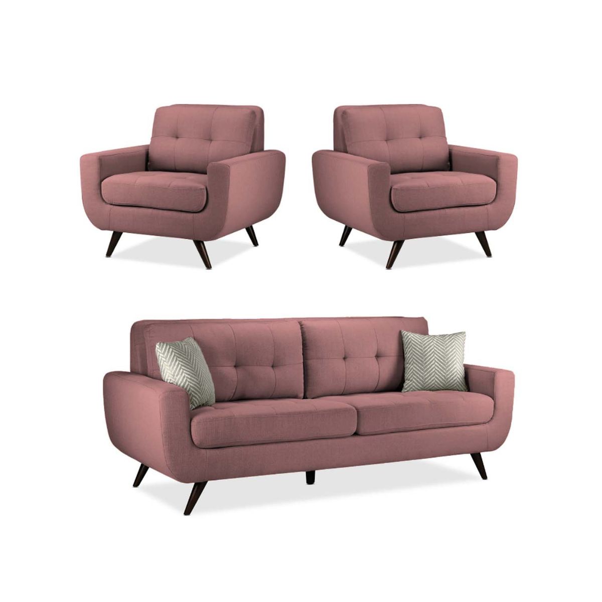 MICA - Juego De Sala Alneya 3-1-1 Azul