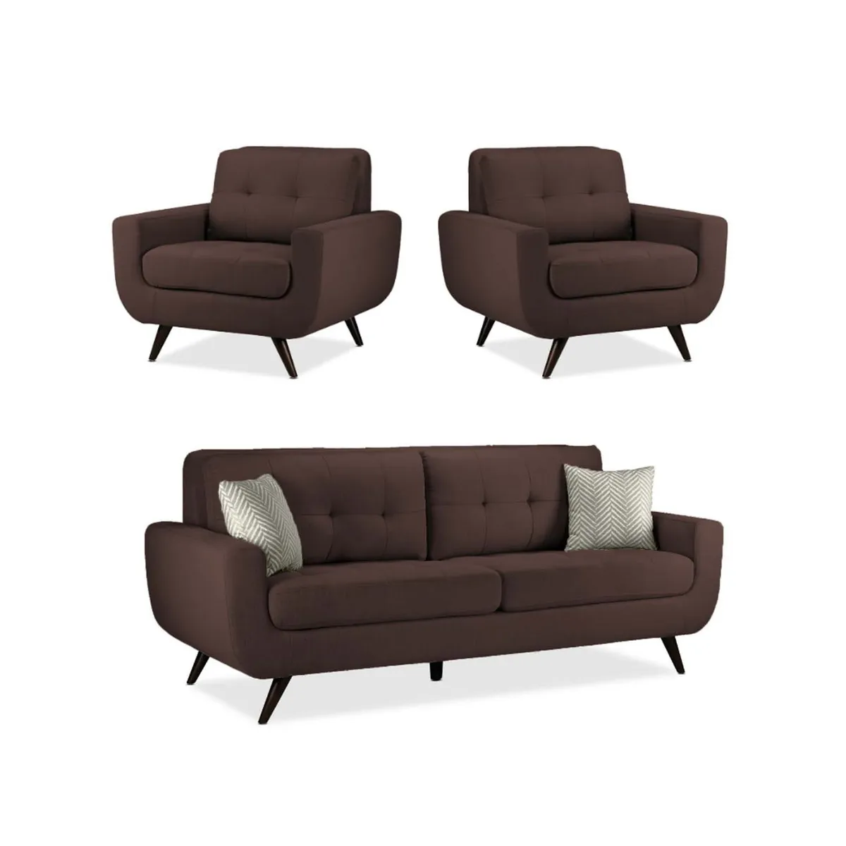 MICA - Juego De Sala Alneya 3-1-1 Azul