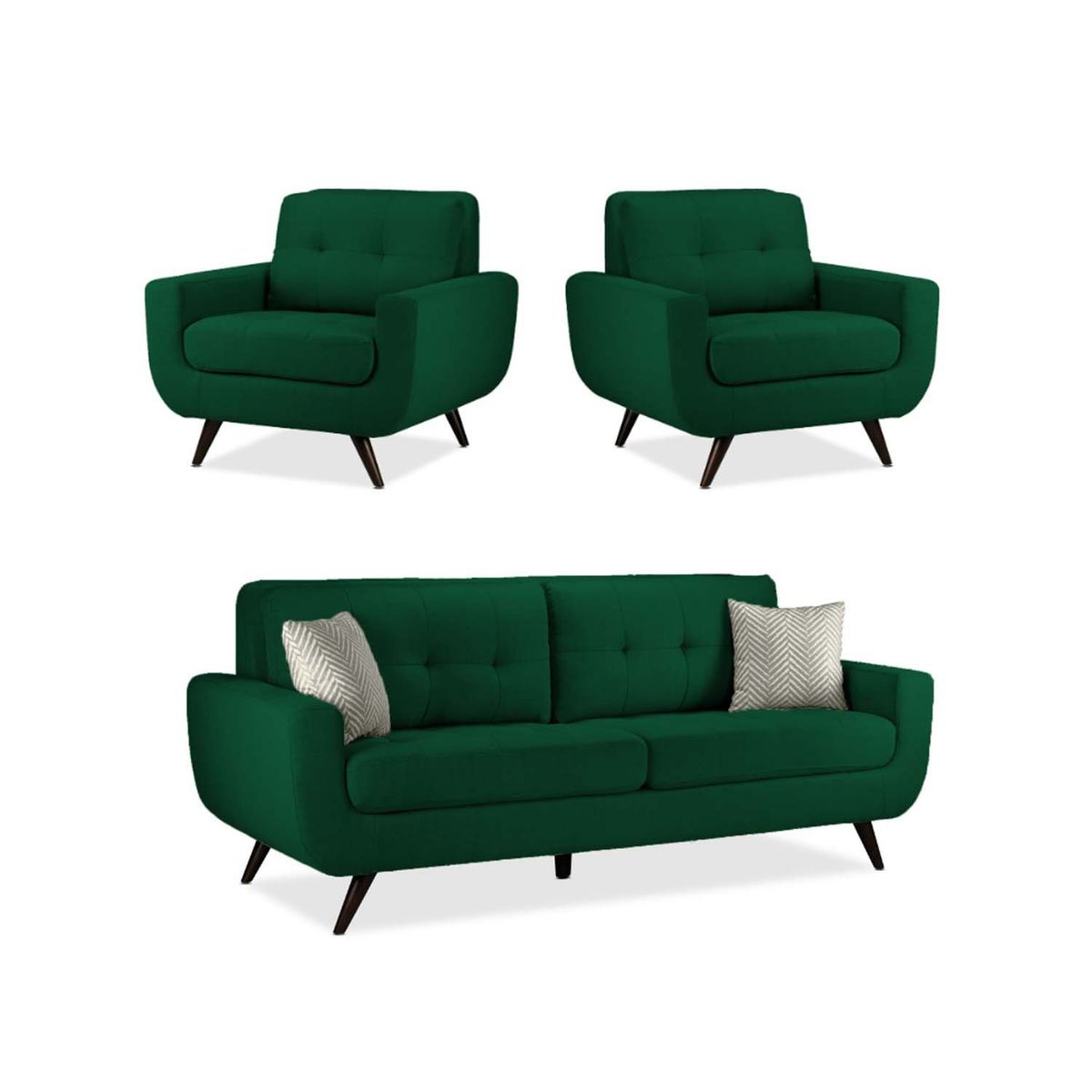 MICA - Juego De Sala Alneya 3-1-1 Azul