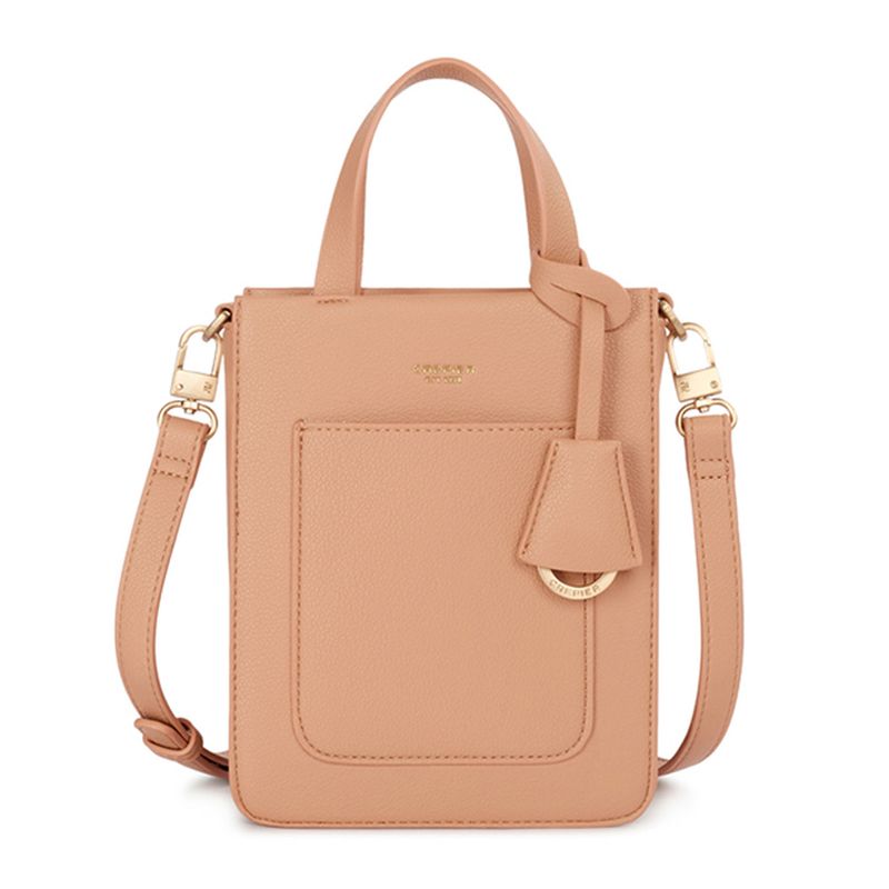 CREPIER - Tote Vertical Cuore Mn Durazno