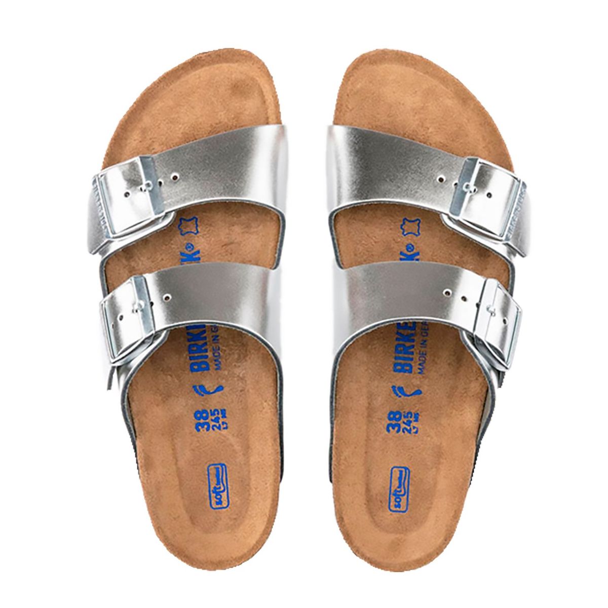 BIRKENSTOCK - Sandalias Casuales Birkenstock Metallic Silver