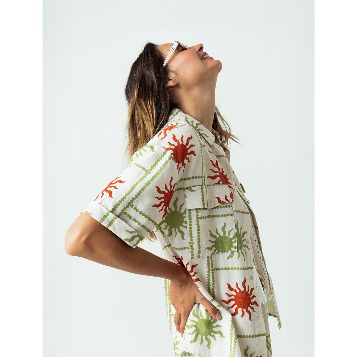 NAF NAF - Blusa Manga Corta Mujer Naf Naf