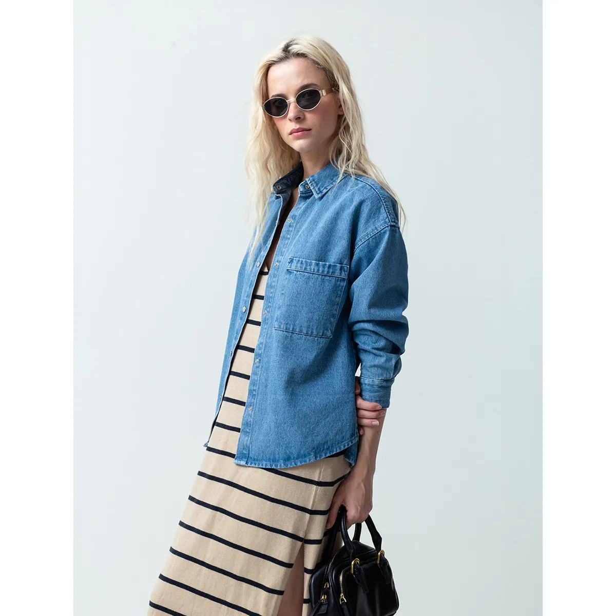 NAF NAF - Abrigo 100% Algodón Mujer Naf Naf