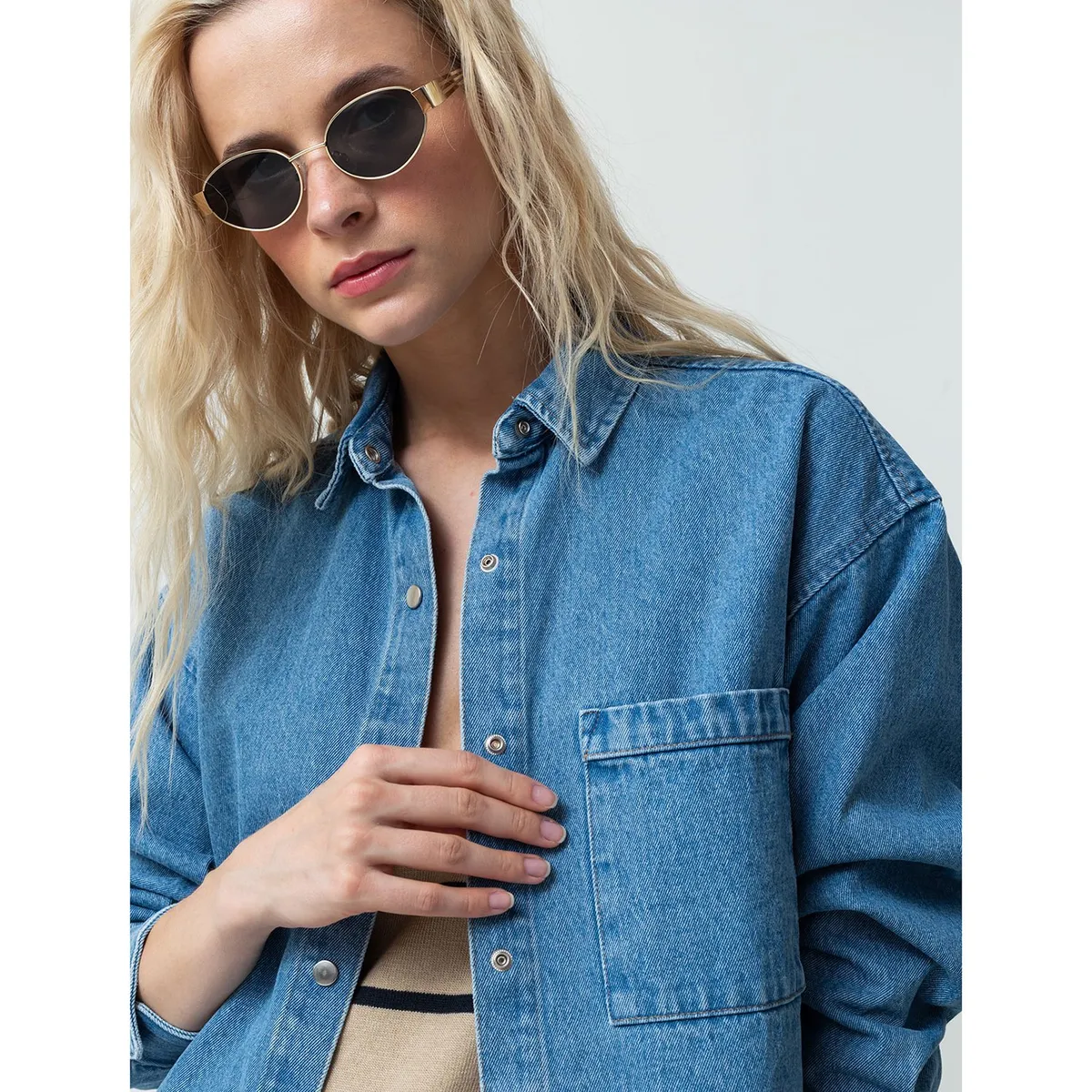 NAF NAF - Abrigo 100% Algodón Mujer Naf Naf