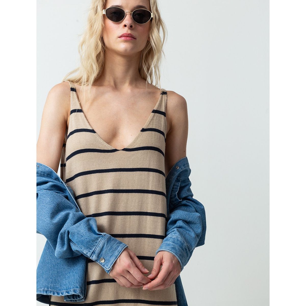 NAF NAF - Vestido Largo Mujer Naf Naf