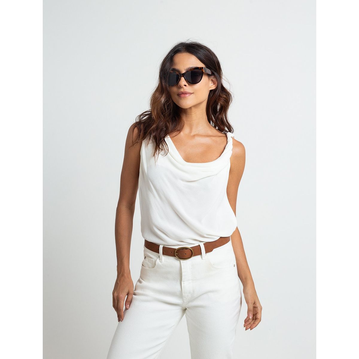 NAF NAF - Blusa Sin Mangas Mujer Naf Naf