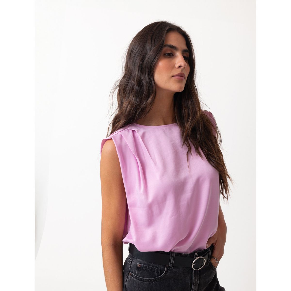 NAF NAF - Blusa Sin Mangas Mujer Naf Naf